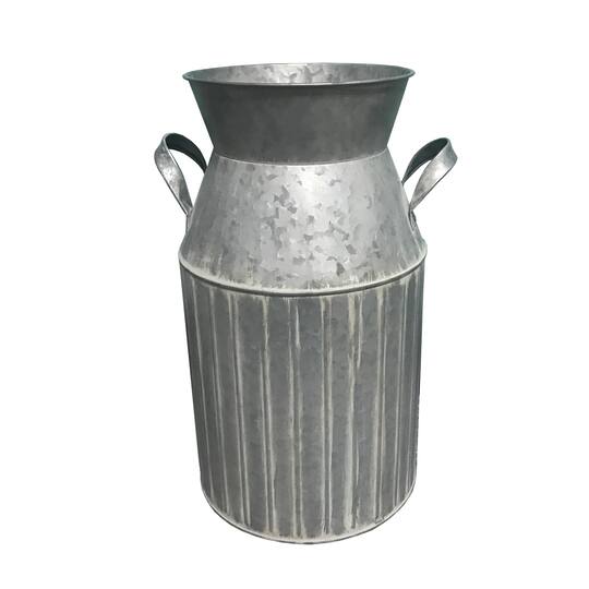 Shop For The 16 Whitewash Galvanized Milk Jug By Ashland At Michaels